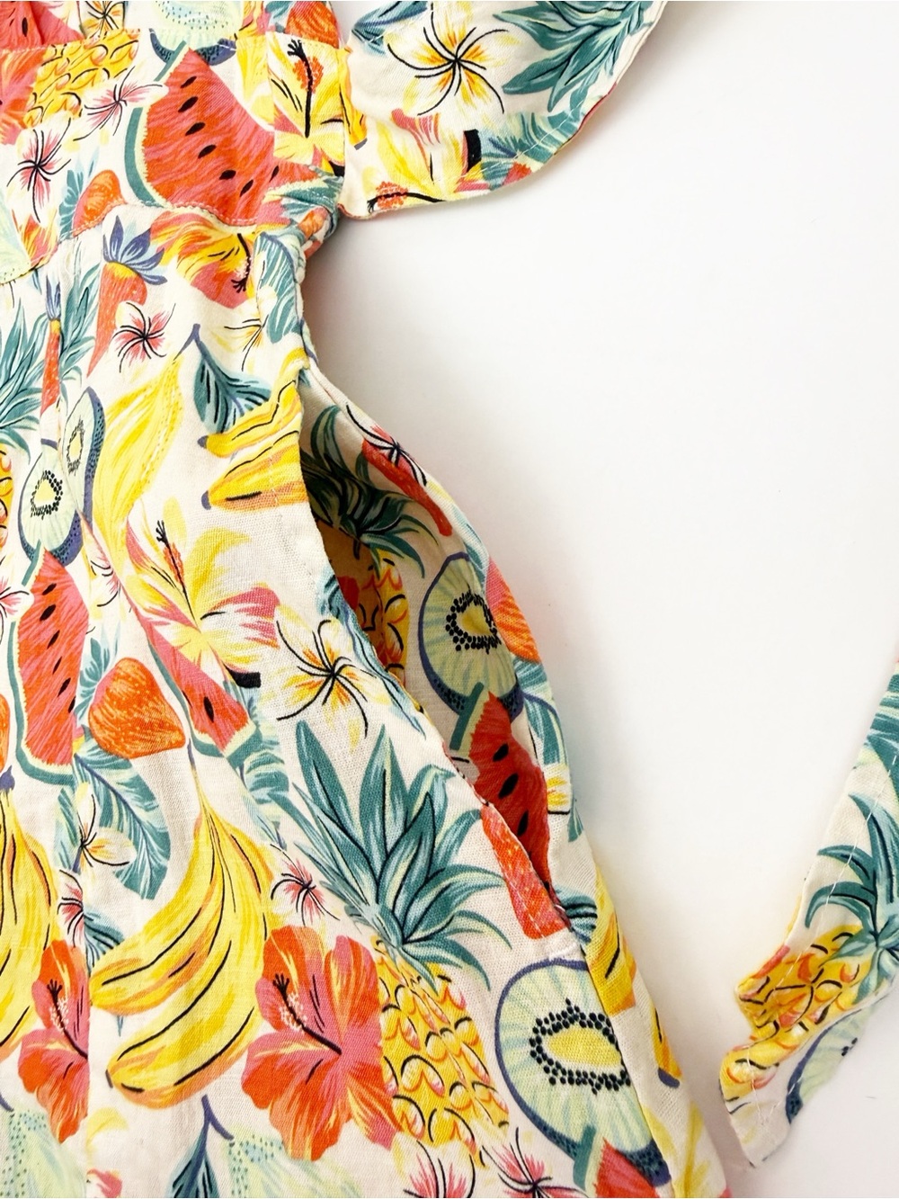 Marine Layer Camila Romper Floral Fruit Tropical Print - Picture 12 of 16